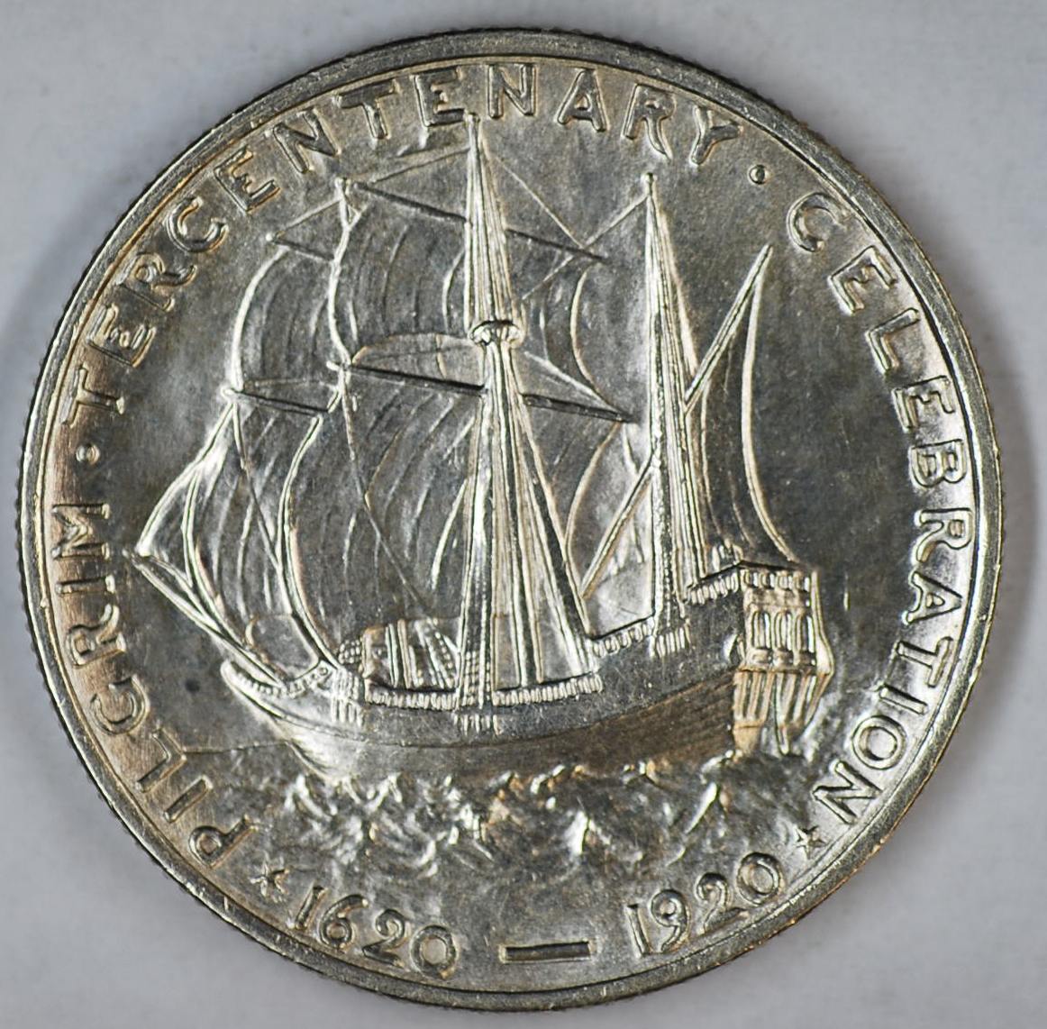 1920-1921 PILGRIM COMMEMORATIVE HALF DOLLAR